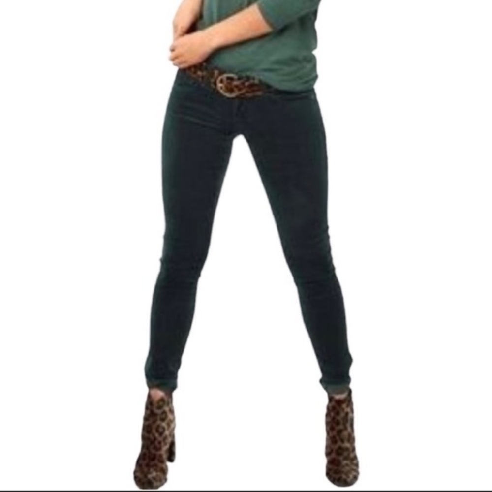 CABi Corduroy Forest Green Skinny Size